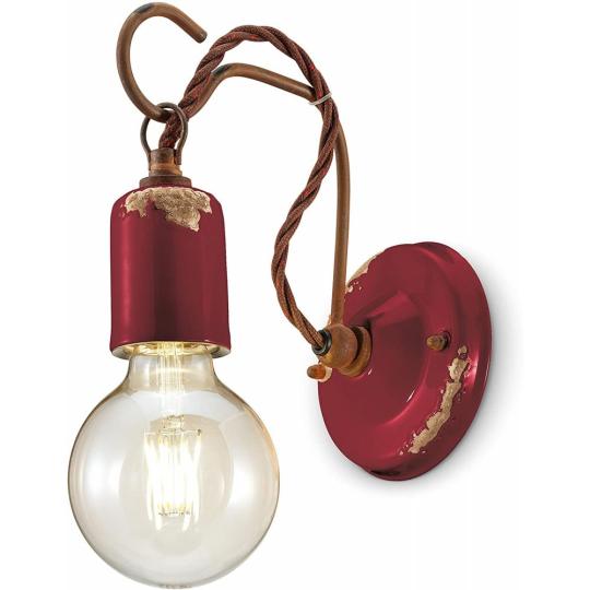 vintage retro turkiz piros lampa vilagitas falikar rusztikus rozsdas keramia ferroluce mediterran nappali haloszoba konyha nyaralo felujitas olasz lameridiana.jpg